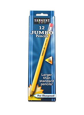 Sargent Art 4 x 3pk Jumbo Pencils, total 12 Class Pack, Beginner