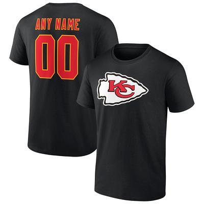 Men's Fanatics Branded Black Kansas City Chiefs Team Authentic Logo  Personalized Name & Number T-Shirt - Yahoo Shopping