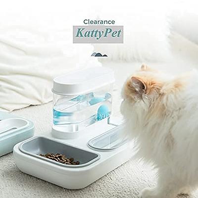 Ptlom Automatic Water Refilling Pet Feeding Bowl, Dog Cat Food