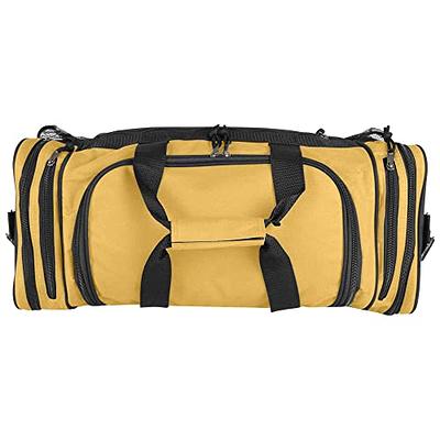 DALIX 20 Sports Duffle Bag w Water Bottle Mesh and Valuables