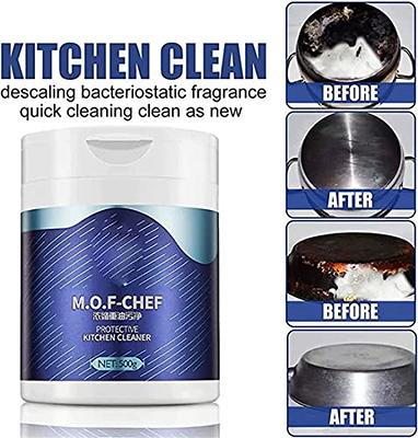 MOF CHEF Protective Kitchen Cleaner Powder, All Purpose Stain Remover  Cleaner