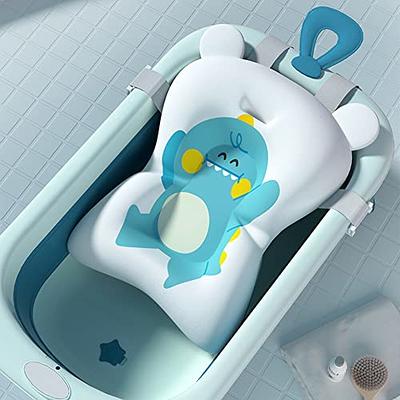 Mersuii Baby Bath Cushion Pad Newborn Bathtub Mat Non-Slip Bath