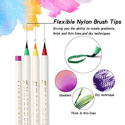Bundle for Kids: Watercolor Brush Pens + Washable Dot Markers - Chalkola  Art Supply