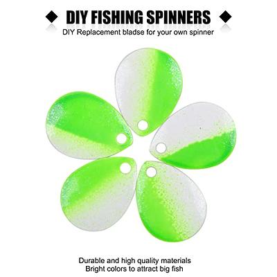 20 Pack Metal Fishing Spinner Blades Kit Accessories Fishing Attractor