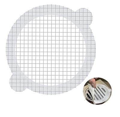 Disposable Drain Hair Catcher Stickers for Shower, White Mesh Stickers  4.3'', 25 PCS, Sticky Covers, Shower Drain Protector, Anti-Blockage - Yahoo  Shopping