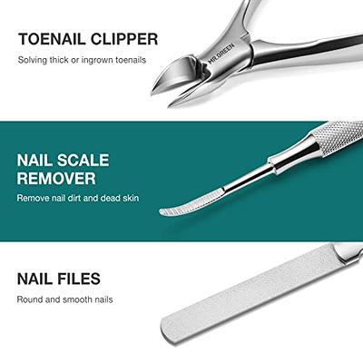 Toenail Clipper Thick Ingrown Curticle Nipper Nail Cutter Pedicure Tool  Foot Care