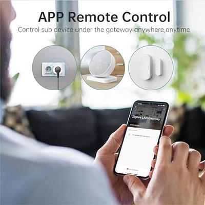 Tuya Zigbee 3.0 Hub Gateway: WiFi Smart Home Hub, Smart Home Bridge, App  Remote Control, Smart Remote Controller Compatible with Alexa Google