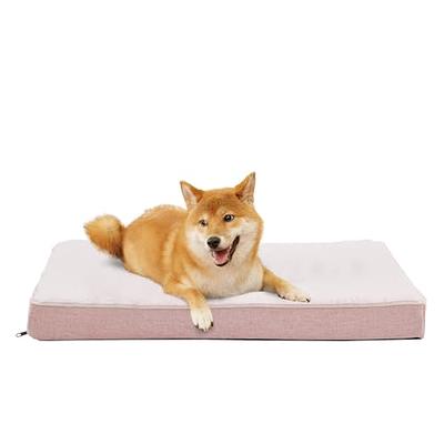 Dogbed4less Premium Heavy Duty Gel Cooling Memory Foam Pad Dog Bed