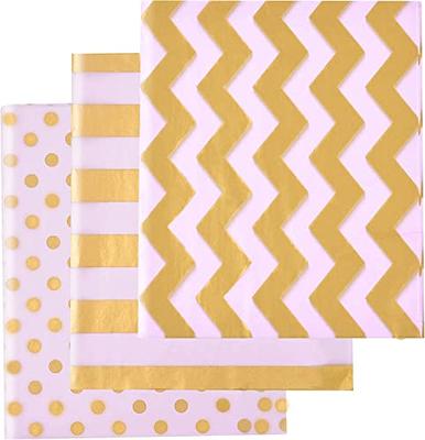 Gold Tissue Paper for Gift Wrapping Bags and Birthday Party (60 Sheets, 20  x 26 in)