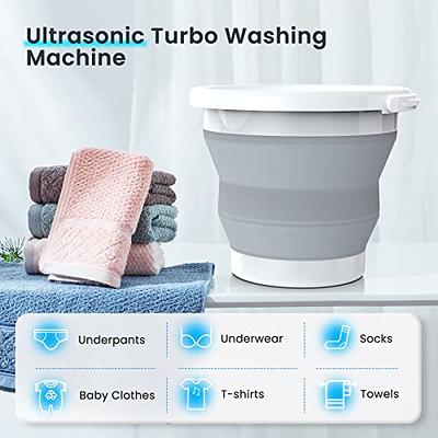 Portable washing machine,Mini Washer,11L upgraded large capacity foldable  Washer.Deep cleaning of underwear, baby clothes and other small