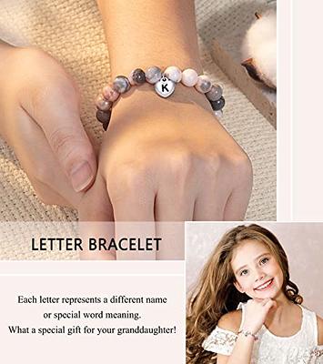 PINKDODO Letter Initial Charm Bracelets for Women Girls Jewelry Gifts Ideas  for Birthday Christmas Valentines Day Gifts, Stainless Steel, no gemstone -  Yahoo Shopping