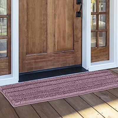 TPR Anti-Slip Backing Microfiber Shag Tufted Chenille Doormat Bath