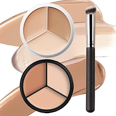 Professional Color Correcting Concealer Cream,12 Color Concealer Foundation  Palette,Long-Wearing Full Coverage Makeup and Corrector for Under Eye Dark