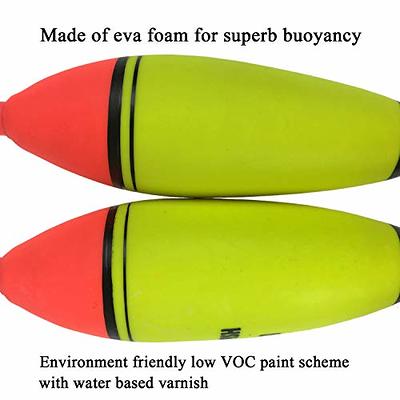 5pcs EVA Foam Floats Glow Stick Fishing Floats Luminous Lighting Float