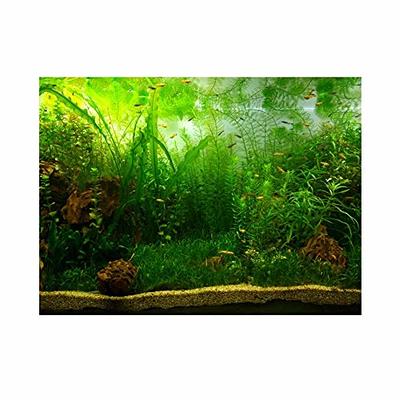 Aquarium Fish Tank Background Poster PVC Adhesive Decor Paper