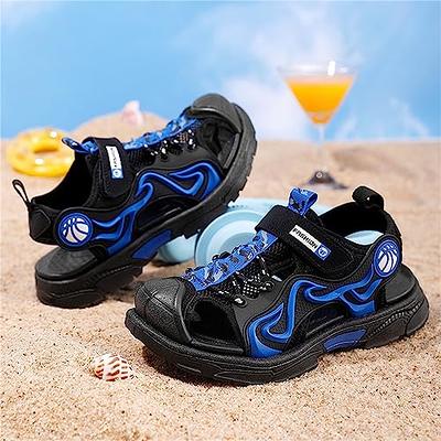 IWIHMIV Kids Sandals Boys Comfortable Outdoor Hiking Sports Sandal