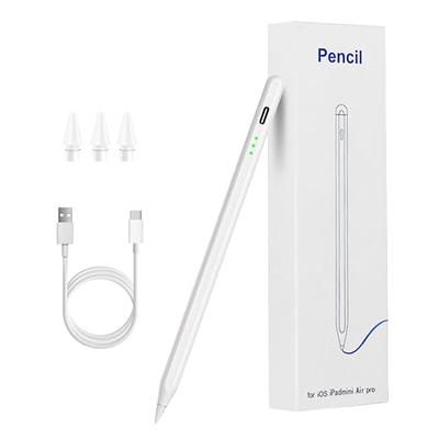 Metapen iPad Pencil A8 for Apple iPad 10th/9th, Backup for Apple Pen Pencil  2nd 1st Generation, Stylus Pen for iPad Air 5/4/3, iPad Pro 12.9 /11 丨2X  Faster Charge & 2 Spare