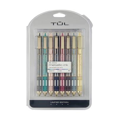 TUL GL Series Retractable Gel Pens Medium Point 0.7 mm Silver