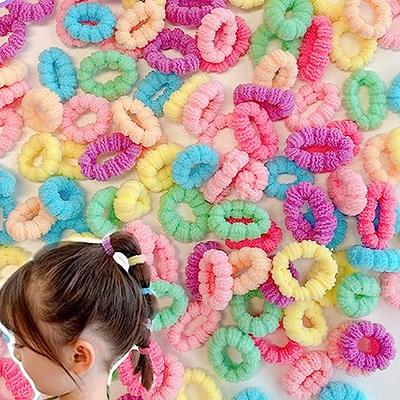 300Pcs Baby Hair Ties Hair Rubber Bands Small Elastics Ponytail Holders  Multi