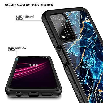 E-Began Case for Samsung Galaxy A51 4G with [Built-in Screen Protector],  Full-Body Protective Shockproof Rugged Bumper Cover, Impact Resist Durable
