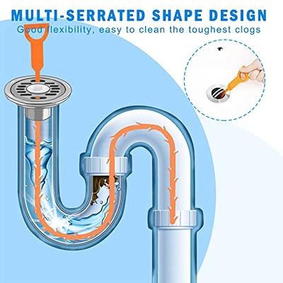 20 Drain Snake Clog Remover Hair Removal CL EAN ing Tool Plumbing Pipe Sewer