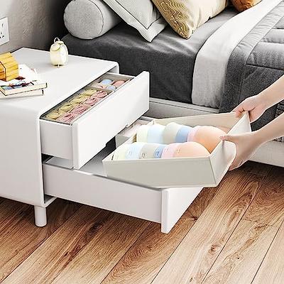 Drawer Organizer for Clothing, 12 Pack Sock Underwear Drawer Organizer  Bins, Foldable Fabric Closet Organizers and Storage Dresser Drawer Dividers  for