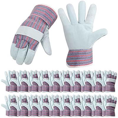 Potchen 36 Pairs Work Gloves for Men Safety Work Gloves Bulk Gardening  Gloves Construction Gloves with Nitrile Coated on Palm and Fingers for  Women