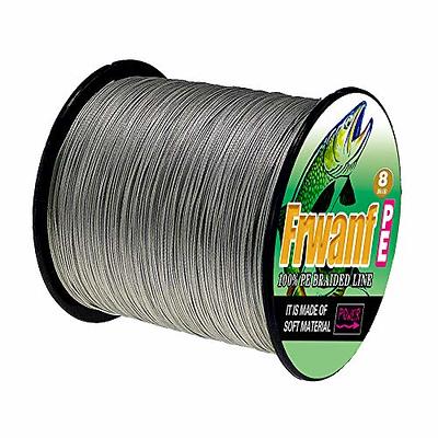 Dorisea Extreme Braid 100% Pe Braided Fishing Line 109Yards-2187Yards  6-550Lb Test Fishing Wire Grey Fishing String-Abrasion Resistant Incredible  Superline (500m/546Yards 550lb/2.5mm(16Strands)) - Yahoo Shopping