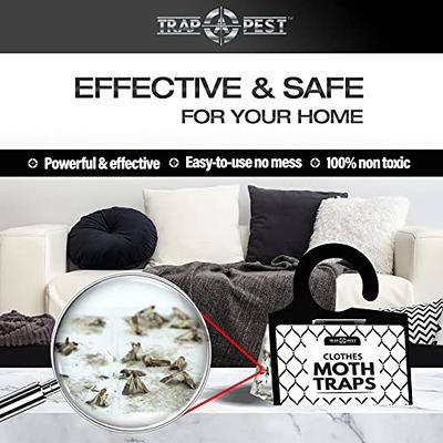 Catcher Labs Pantry & Clothing Moth Traps | Ultimate Non-Toxic Moth Protection for Your Entire Home (20-Pack)