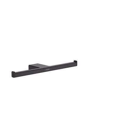 allen + roth Matte Black Freestanding Spring-loaded Toilet Paper Holder in  the Toilet Paper Holders department at