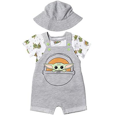 Star Wars Mandalorian Baby Yoda Newborn Baby Boys 3 Piece Outfit