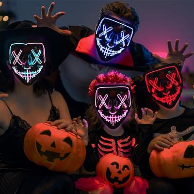 Scary Face Light up Halloween Mask