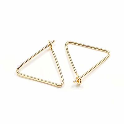  Apsvo Extra Large Drop Earring, Oversized Chunky Gold