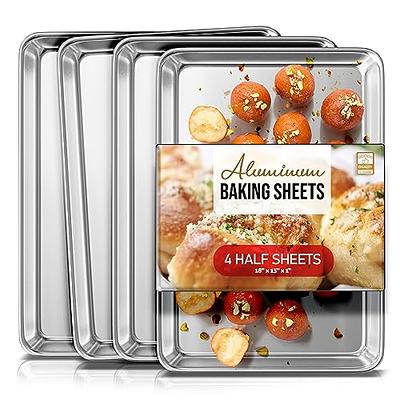 3-Pack Aluminum Baking Sheets by Ultra Cuisine - Baking Pan Cookie Sheet - Cookie  Sheets for Baking