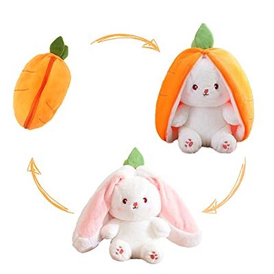 EOMKO Bunny Stuffed Animal Plush, Reversible Bunny Carrot Strawberry Pillow  with Zipper, Soft Plush Toy Carrot Strawberry Bunny Pillow Plush Toy for  Boys Girls (13.8 inch,Carrot) - Yahoo Shopping