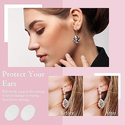 Crown Stud Back Earrings Support Fits for Women Jewelry Silver/Gold Heart  Earlobe Earrings Lift Lifter Fits Accessories | Wish