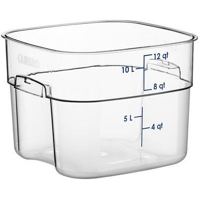 Rubbermaid 12, 18, and 22 Qt. White Square Polyethylene Food Storage  Container Lid