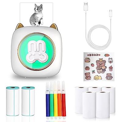  HuiJuKeJi Mini Sticker Printer Bluetooth Smart Pocket