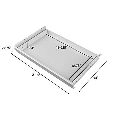 Stand Up Desk Store Add-On Office Sliding Under-Desk Drawer Storage  Organizer for Standing Desks | Requires 14 of Front to Back Clearance  Beneath