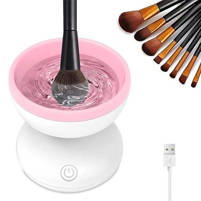 Illumi Makeup Brush Blender Cleaner Machine, Brushly Pro Makeup Cosmetic  Brush Cleaner, Automatic Electric Spinning Makeup Brush Blender Cleaner