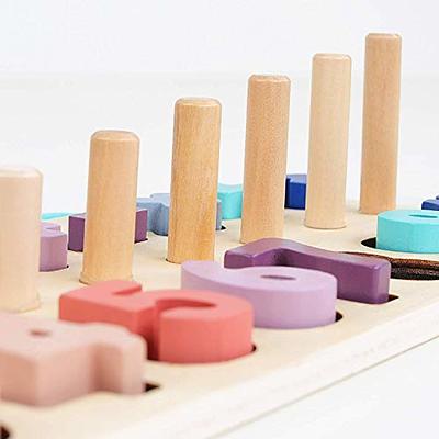 QZMTOY Wooden Shape Sorting Toy For Toddlers