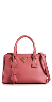 What Goes Around Comes Around Prada Pink Saffiano Executive Tote