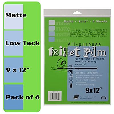 Grafix All Purpose Low Tack Frisket Film SSelf-Adhering Removeable