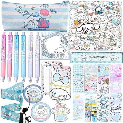  Cinnamoroll ID Badge Holder with Lanyard Cinnamoroll Keychain  Cinnamoroll Wallet Cinnamoroll Stickers 60 Pcs Cute Cinnamoroll Gift Set  Cinnamoroll Accessories Set for Girls : Office Products