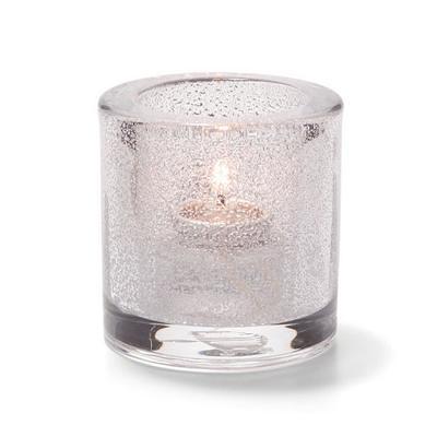 Jewish Innovations Metal Candle Cups with Round Flat Base - Use with Menorah Candelabra - Prevents from Wax Dripping - Candle Holders Perfect for Lamp