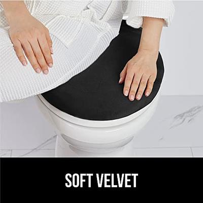 Morvat Washable Gel Toilet Seat Cover, Padded Riser Cushion for Elongated