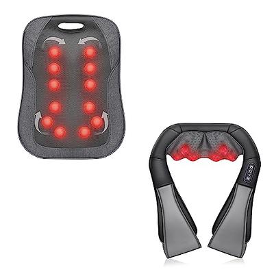  CooCoCo Shiatsu Back Massager with Heat, Portable