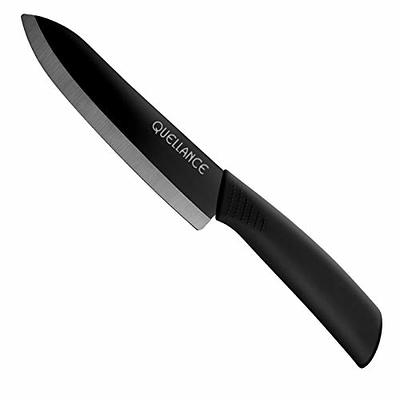 Kyocera 4-Piece Ceramic Steak Knife Set, 4.5 Black/White