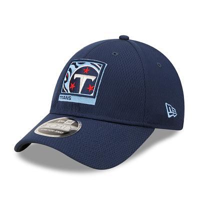 Men's Tennessee Titans New Era White Sword Omaha 59FIFTY Fitted Hat