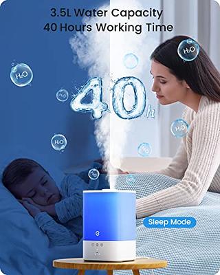 Humidifiers for Bedroom, Rapid Mist, 8L Cool Mist Humidifiers for Large  Room, 7 Color Ambient Light, Humidifier with Essential Oil Diffuser, Quiet,  Sleep Mode, Ideal for Bedroom, Livingroom - Yahoo Shopping